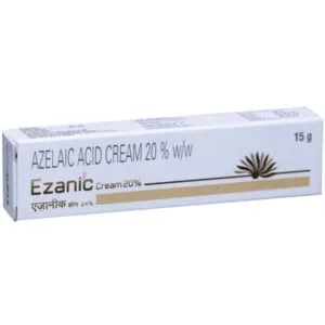Azelaic Acid 20% cream (Ezanic) – Acne Treatment, Dark Spots & Rosacea Cream | Fast-Acting Skin Brightening | 15g