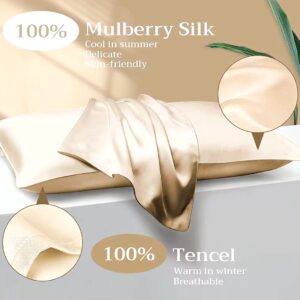 100% Pure Mulberry Silk Pillowcase