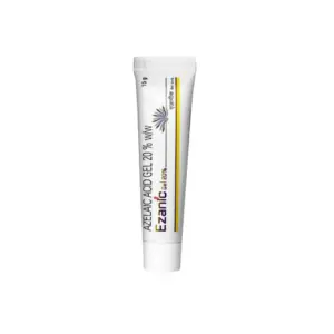 Azelaic Acid 20% Gel (Ezanic) – Acne Treatment, Dark Spots & Rosacea Cream | Fast-Acting Skin Brightening | 15g